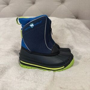 Toddler Snow Boots Arctic Shield Blue & Green